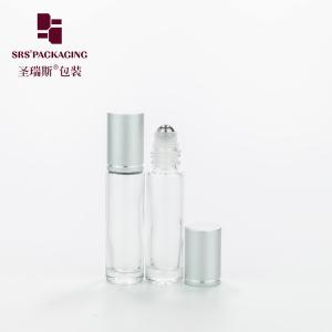 10ML 1/3 oz glass clear thick wall empty roller bottles essential oil