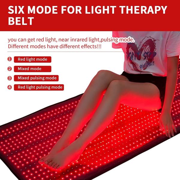 Waterproof Red Infrared Light Therapy Mat Blanket For Pain Relief 660nm 850nm
