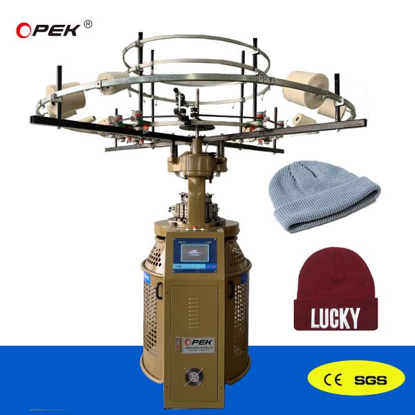 Fully Computerized Control Rib Beanie Knitting Machine for Winter Accessories by OPEK