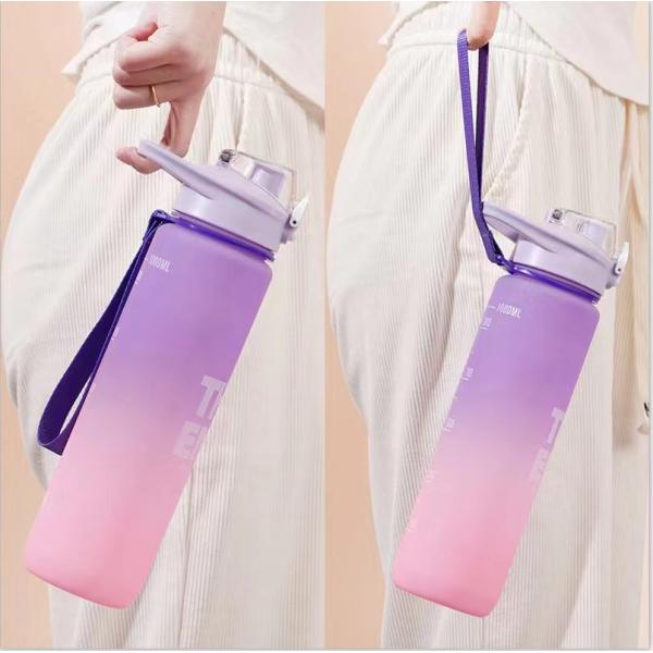 Upgrade Your Gym Gear with Our 1L Plastic Sports Water Bottle Leak Proof and Durable