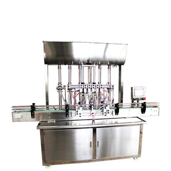 Automatic PLC Piston 6 Heads Bottle Filling Machine