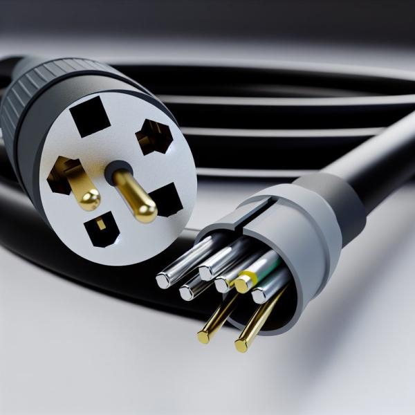 NEMA 5-15P to 5-15R Power Cord 0.5m SJT 16AWG 125V 15A