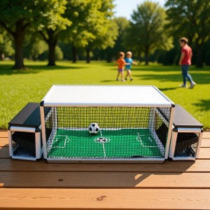 Lightweight Indoor Playground Arcade Football Game with Pinch-Proof Mechanism for Safe Competitive Fun