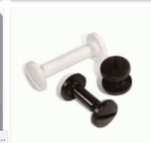 Нейлон плоской головки черный связывая Сревс для крепежной детали М3 книг мужской женской