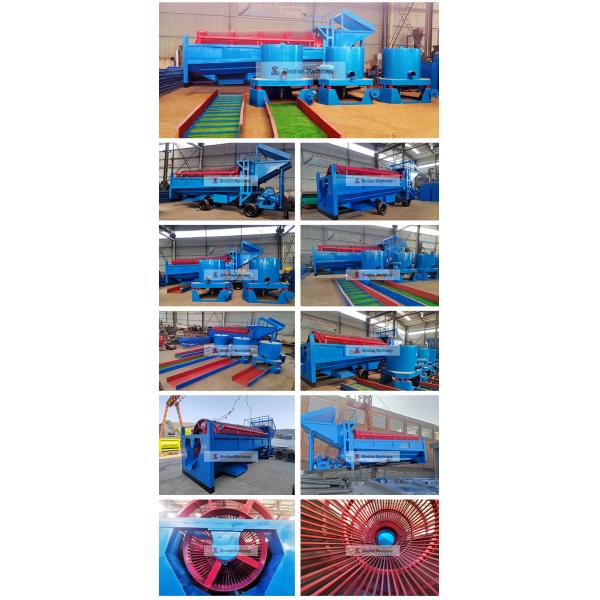 Gold Trommel Screen for Gold Mining Equipment in Gravity Separator Production Line