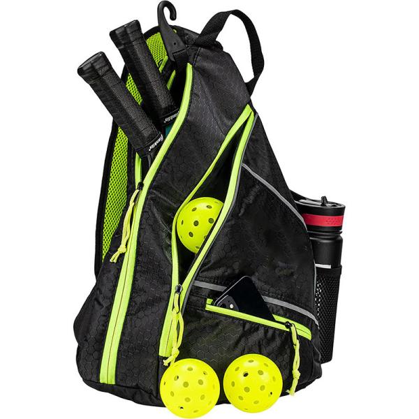 Waterproof Pickleball Sling Bag Custom For Sports / Tennis Racquet