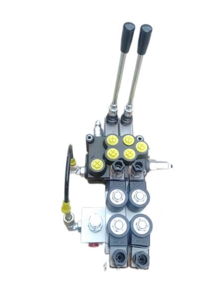 Manual Electric Two Controls  Hydraulic 2 Way Valve Two Way Directional Valve