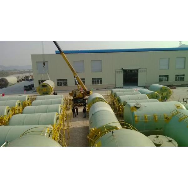 Frp Grp Horizontal Storage Tank Underground Water Tank Fuel Acid Tank Large Capacity