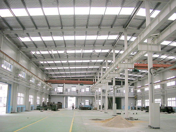 Prefabricated Steel Building with H-Shape Steel Beam Seismic Resistant and Recyclable Construction