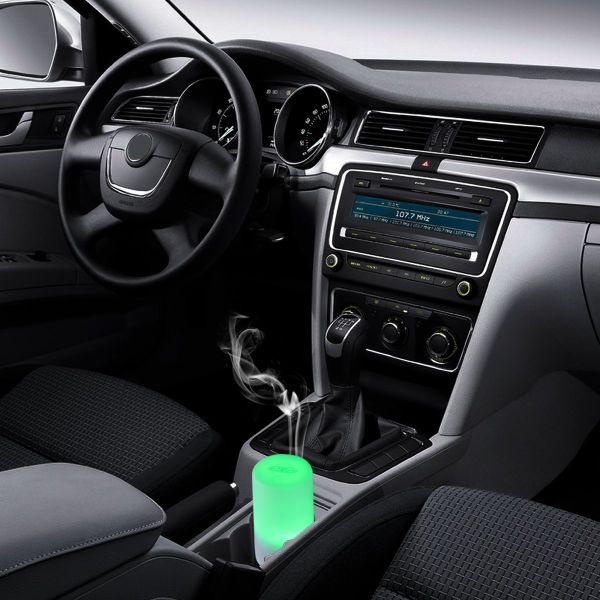 Portable Mini Small 70ml Car Aroma Essential Oil Diffuser USB Auto Shut-Off Aromatherapy Diffuser with 3 Time Setting