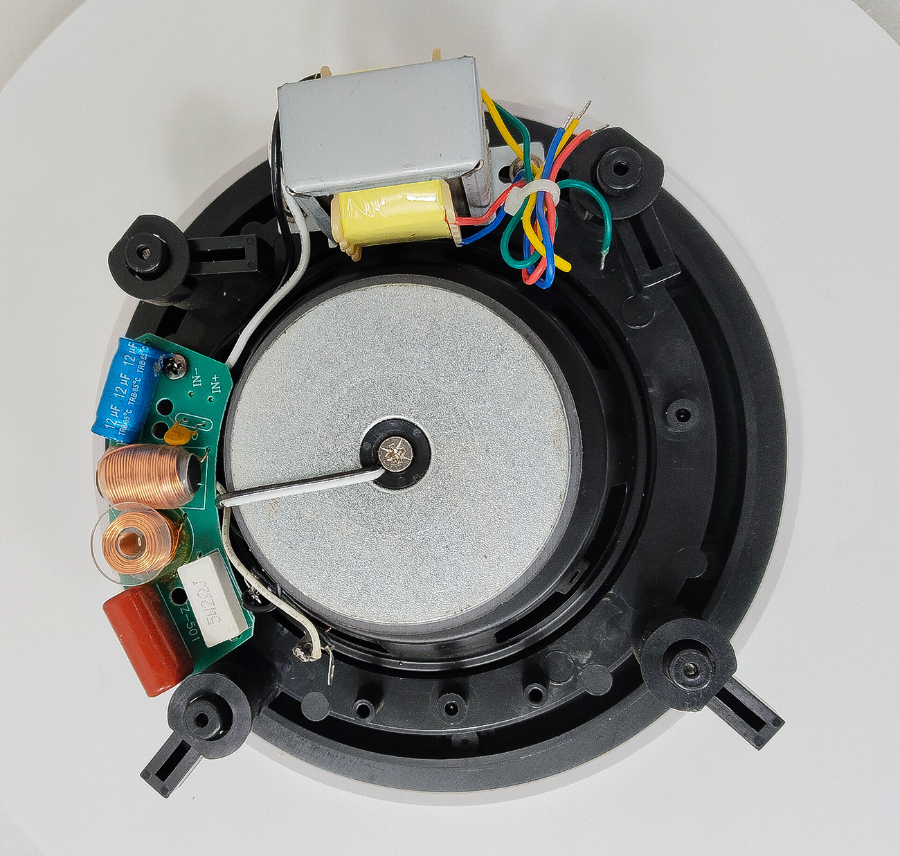 40W Two Way 8 Inch Coaxial Ceiling Speaker ABS Sound PA System Speaker