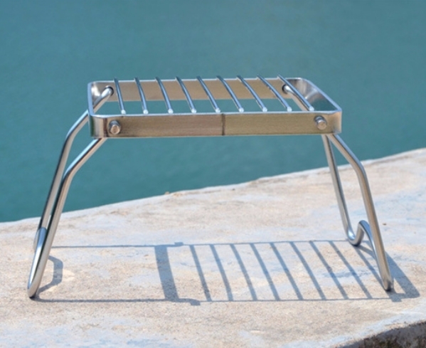 2 People Outdoor Mini Folding BBQ Stove Grill Stainless Steel Wire Mesh For BBQ