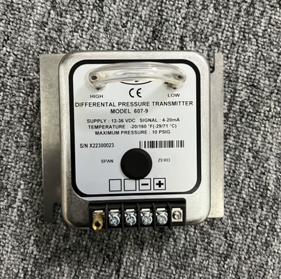 Dwyer 607-9 Differential Pressure Transmitter 0-25