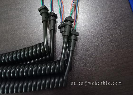 Customizable UL Spiral Cable with Oil Resistant PVC Insulation