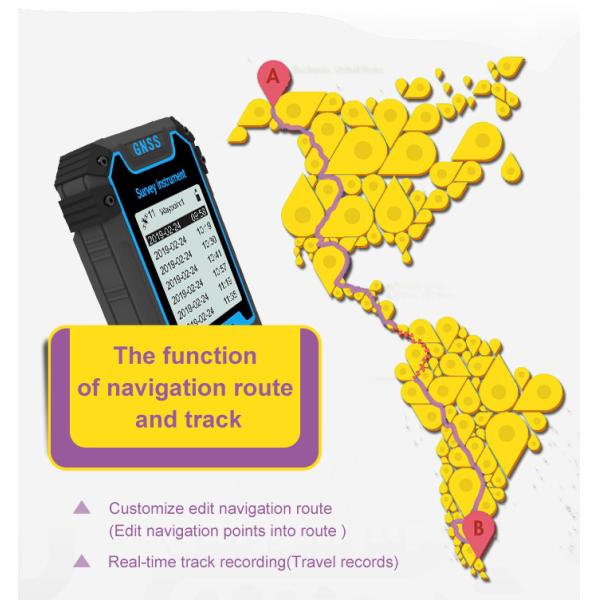 Оборудование обзора места GPS искателя положения прибора метра земли GNSS Handheld GPS