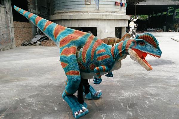 Professional Life Size Realistic Dinosaur Costume For Stage Show