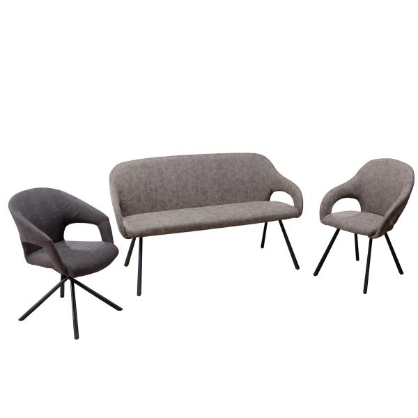 810*580*615мм обилие обедая покрытие порошка стиля стула ткани современное