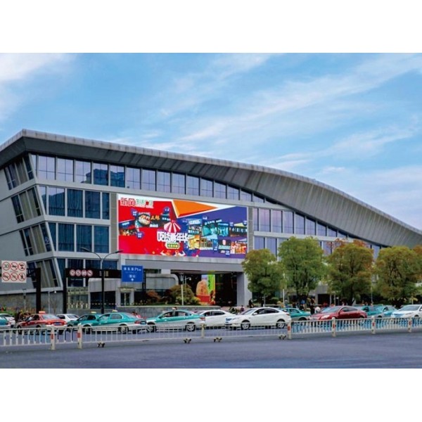 P10 P15 Outdoor Transparent LED Display IP66 Media Facade Building Wrap Screen ABXING OM