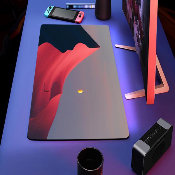 2/3/4/5/6mm Customizable Natural Rubber Fabric Odm Extended Deskmat Gaming Mouse Pad