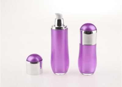 Custom Magenta Airless Pump Bottles With A Cap Type Capacity 50ml