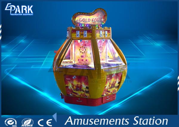 CE Certificated Redemption Game Machine Gold Fort Multi Play Support