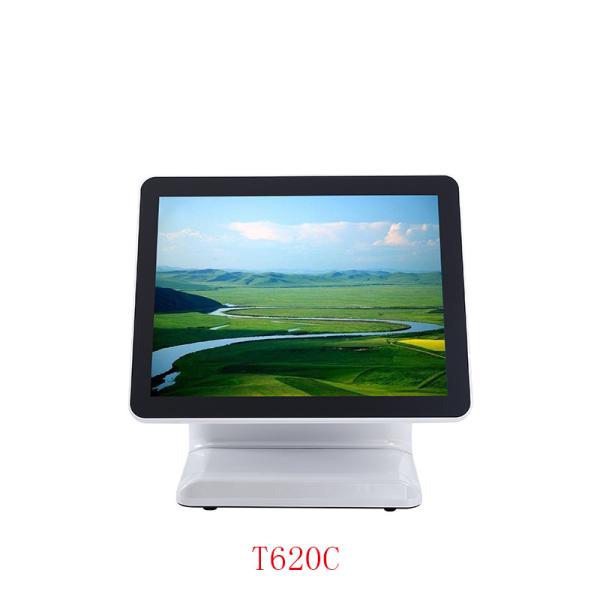 AC 100-260V Capacitive Touch POS Machine , Pos Cash Register J1900 Flat Free Bezel