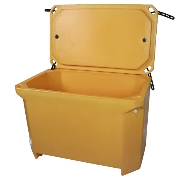 220L Capacity Rotomolded Cooler Box with 5.0 Days Ice Detention and 50mm Thick PU Foam Insulation