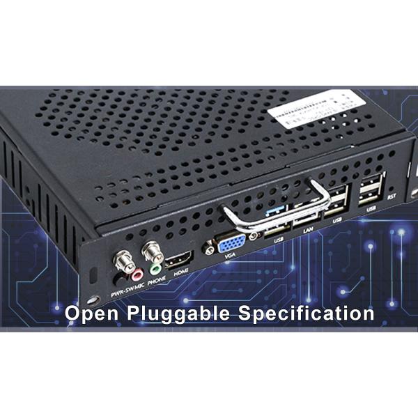 4K OPS Mini PC , Open Pluggable Specification PC Industrial