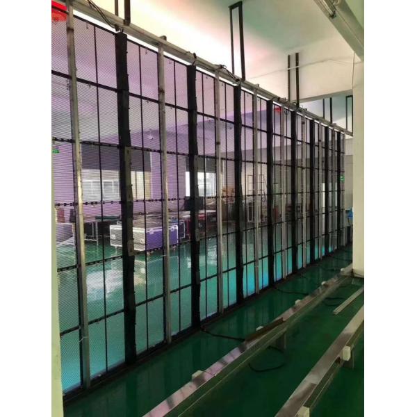 P3.91 LED Transparent Display , Xmedia LED Wall Display Screen for Air port