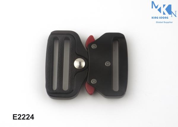 39mm Inner Size Black Electrophoresis Tactical Cobra Belt Buckle For Police
