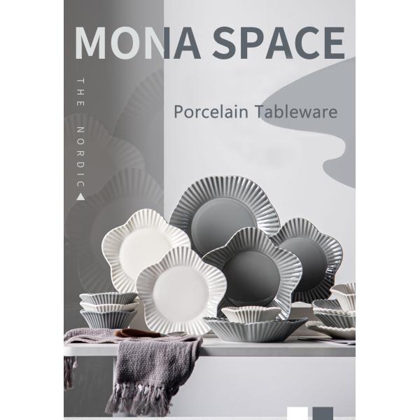 Столовая посуда для вечеринок для 12 человек 16 шт. Керамический обеденный набор Скандинавские украшения из фарфора