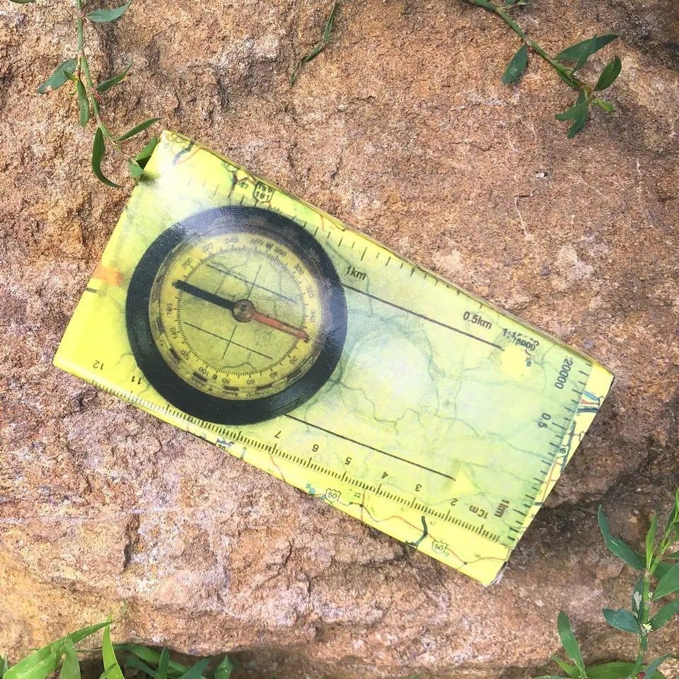 Portable Digital Magnetic Compass for Outdoor Mini Multifunction Camping Customizable