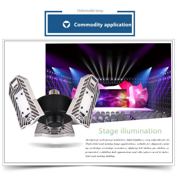 UFO 240V Gas Station Canopy Light Bulbs 60W E27 Die Casting Aluminum Shell