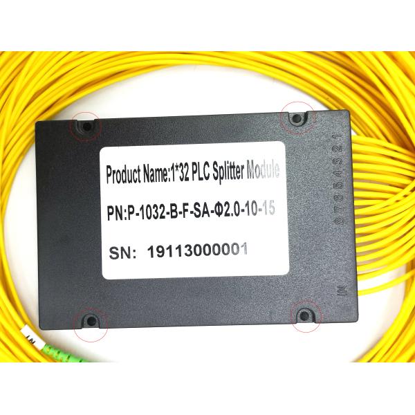 Тип Splitter коробки модуля ABS PLC оптического волокна G652D 1x32