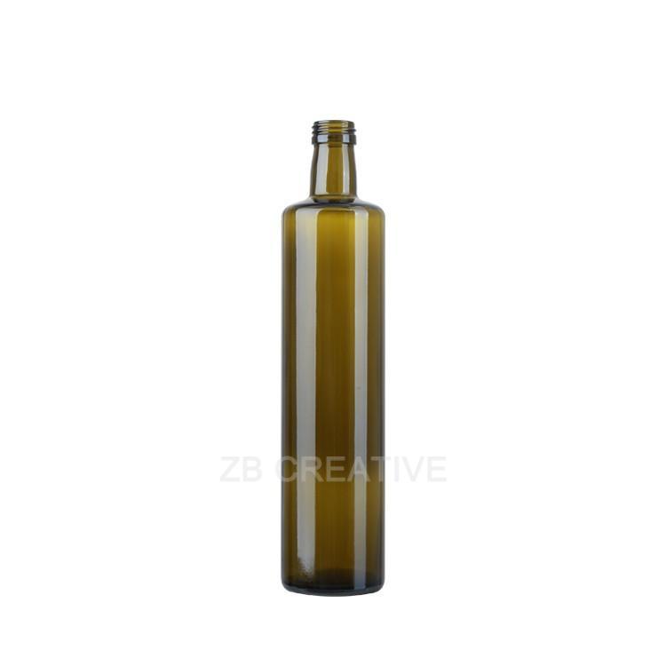 750ml Dorica Glass Bottles Screw Cap Olive Oil Storage Glass Container 540g 7719S