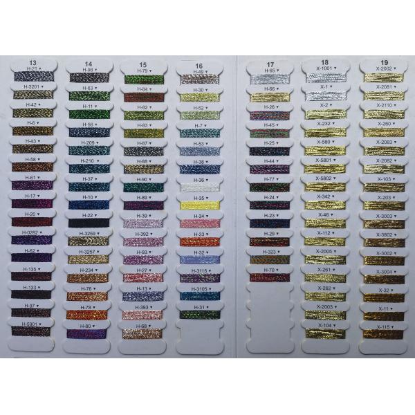 Filamentos de bordado 100% de poliéster 120D de bordado por ordenador