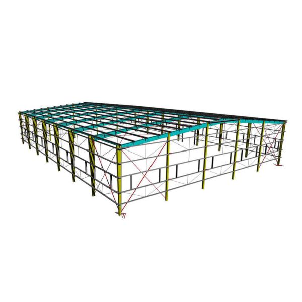 Склад стальной структуры Prefab рамки щипца промышленный прочный