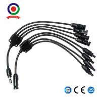 Divisor do fio T do conector de cabo FFM do painel solar 30A do ramo de 1 par Y MMF picovolt