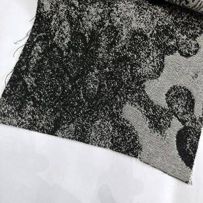 Textured Cotton Polyester Denim Jacquard Fabric For Jackets 10OZ 150cm