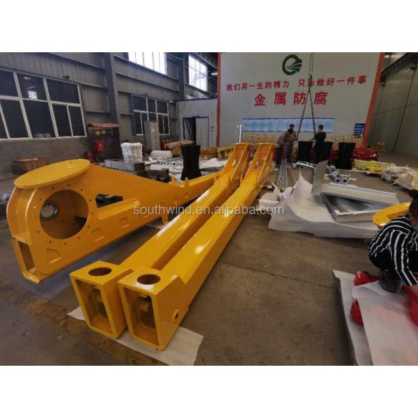 290g Alta precisión soldada de acero torre grúa piezas de repuesto sección de mástil para en el baño