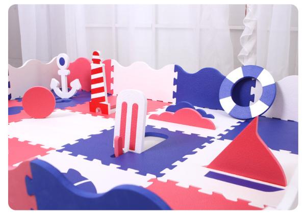 Children Playmat Including Rails New Desgin Well Performance To Protects Kids Safe