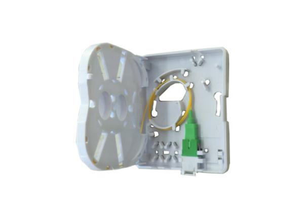 Fiber optic socket box 2 ports fiber optic rosette box ftth fiber optic terminal box