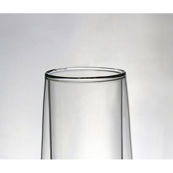 Кружки кофе ясности Шап горы, боросиликат изолировали двойную чашку стекла стены