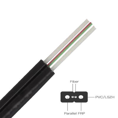Cabo de fibra ótica interno do único modo do núcleo do cabo pendente 4 de G.657A2 GJXFH FTTH
