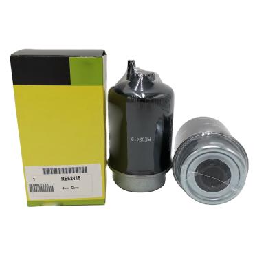 Filtro de combustível diesel de tamanho normal RE62419 com papel de filtro