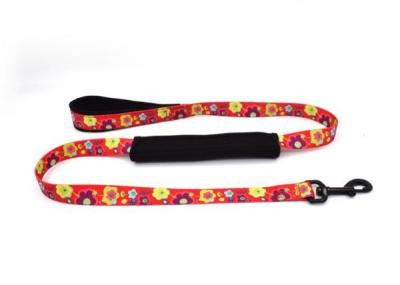 Da trela retrátil resistente do cão cor verde/vermelha tamanho durável 2,5 x 120cm