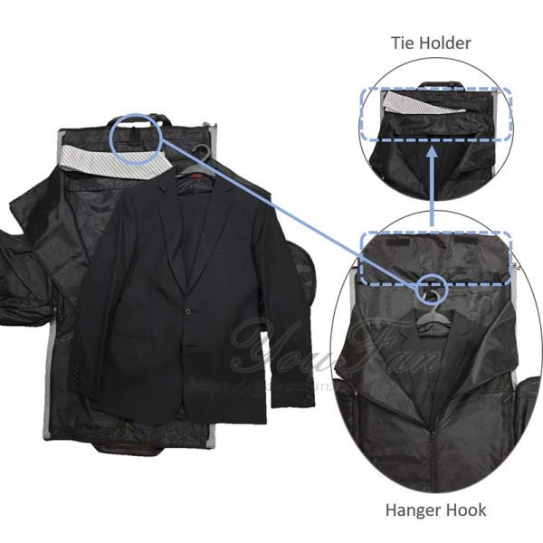 Custom Carry On Duffel Bag , Convertible Suit Garment Travel Bag