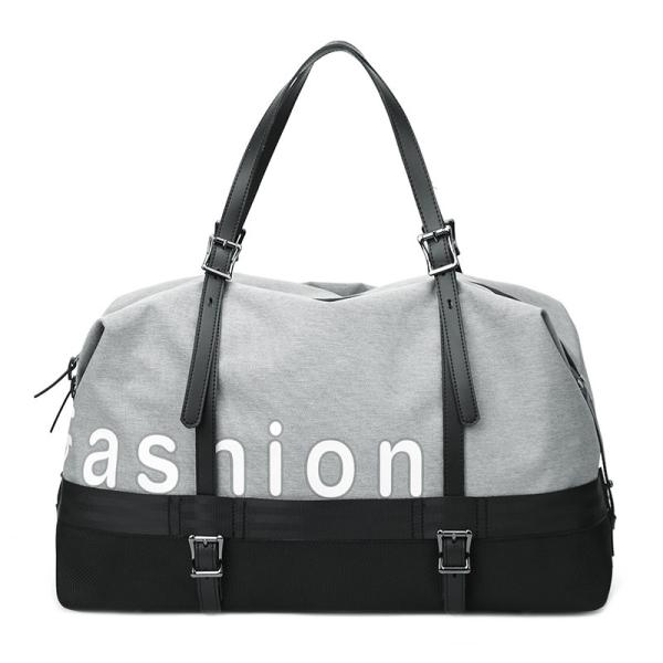 Black Gray 16.8L Sports Gym Bag With Shoe Compartment OEM ODM