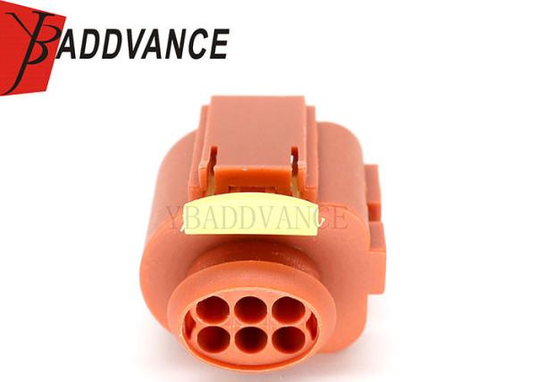 L'orange 1,5 manière du connecteur 6 de capteur de position de commande de puissance de millimètre a scellé 284717