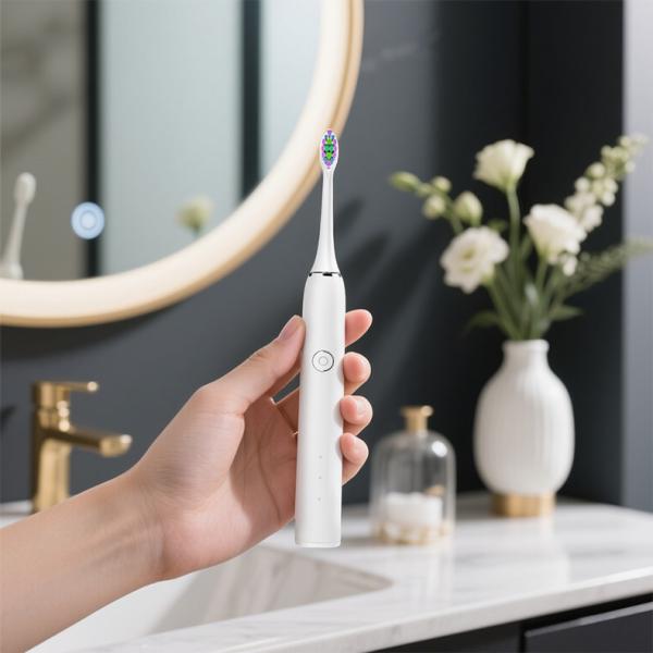 OEM ODM cepillo de dientes eléctrico portátil IPX7 recargable con vibración sonora para adultos